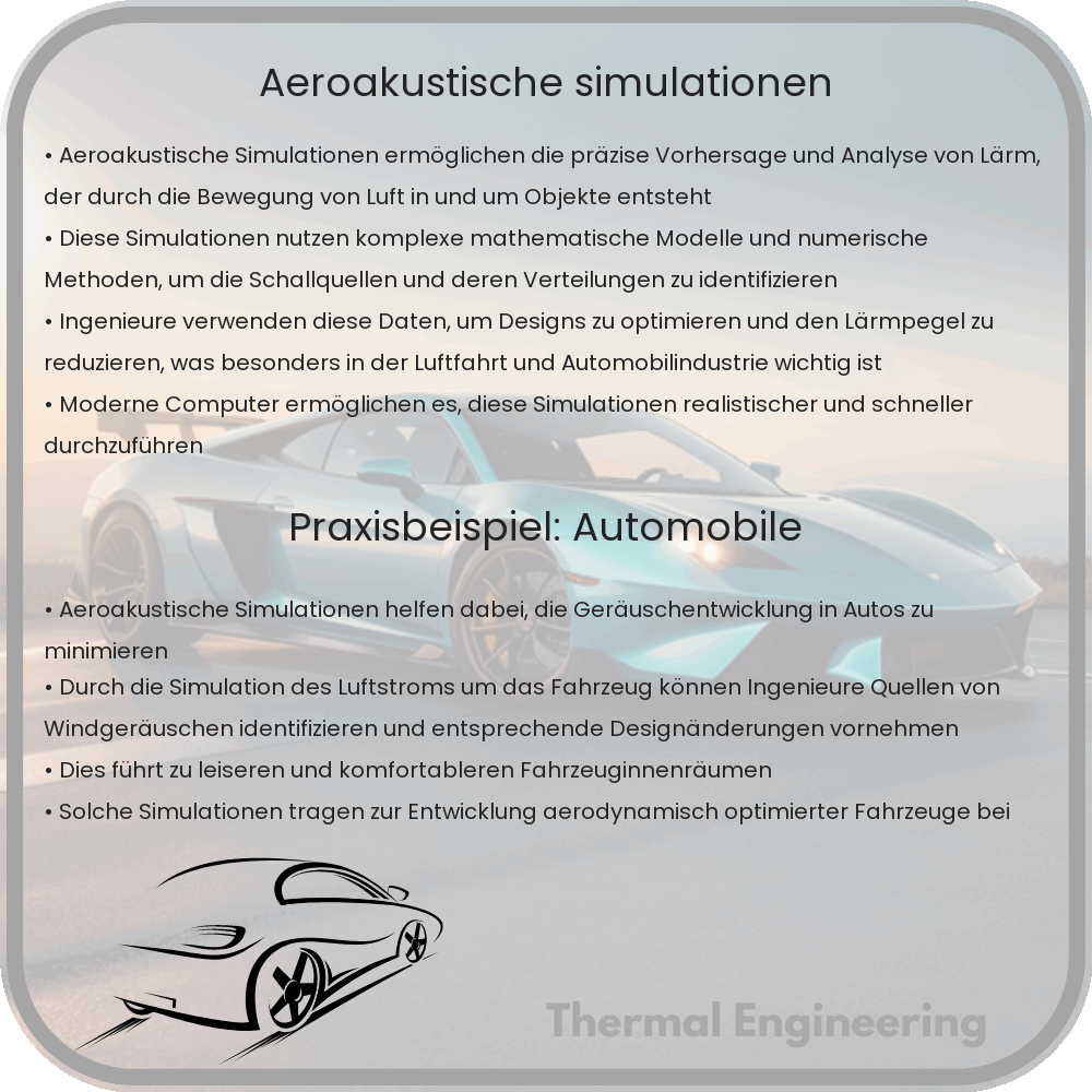 Aeroakustische Simulationen