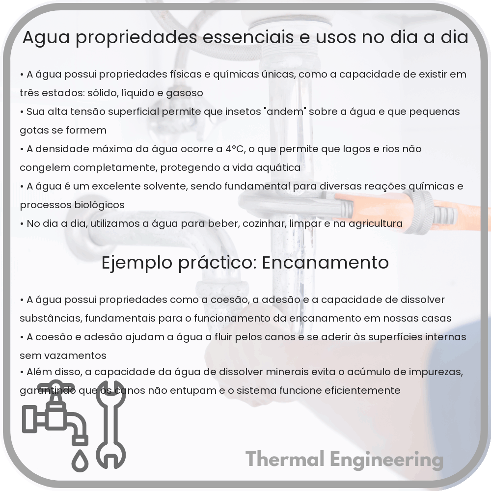 Água | Propriedades Essenciais e Usos no Dia a Dia