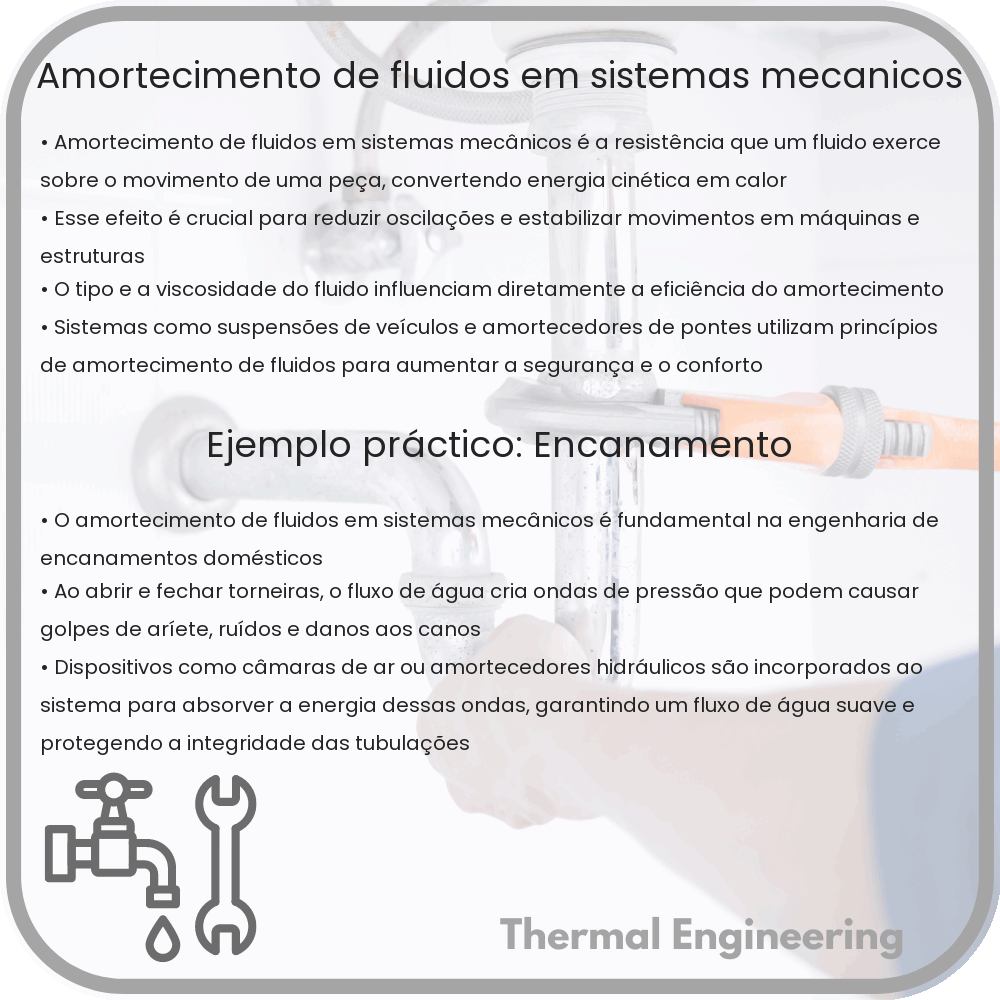 Amortecimento de Fluidos em Sistemas Mecânicos
