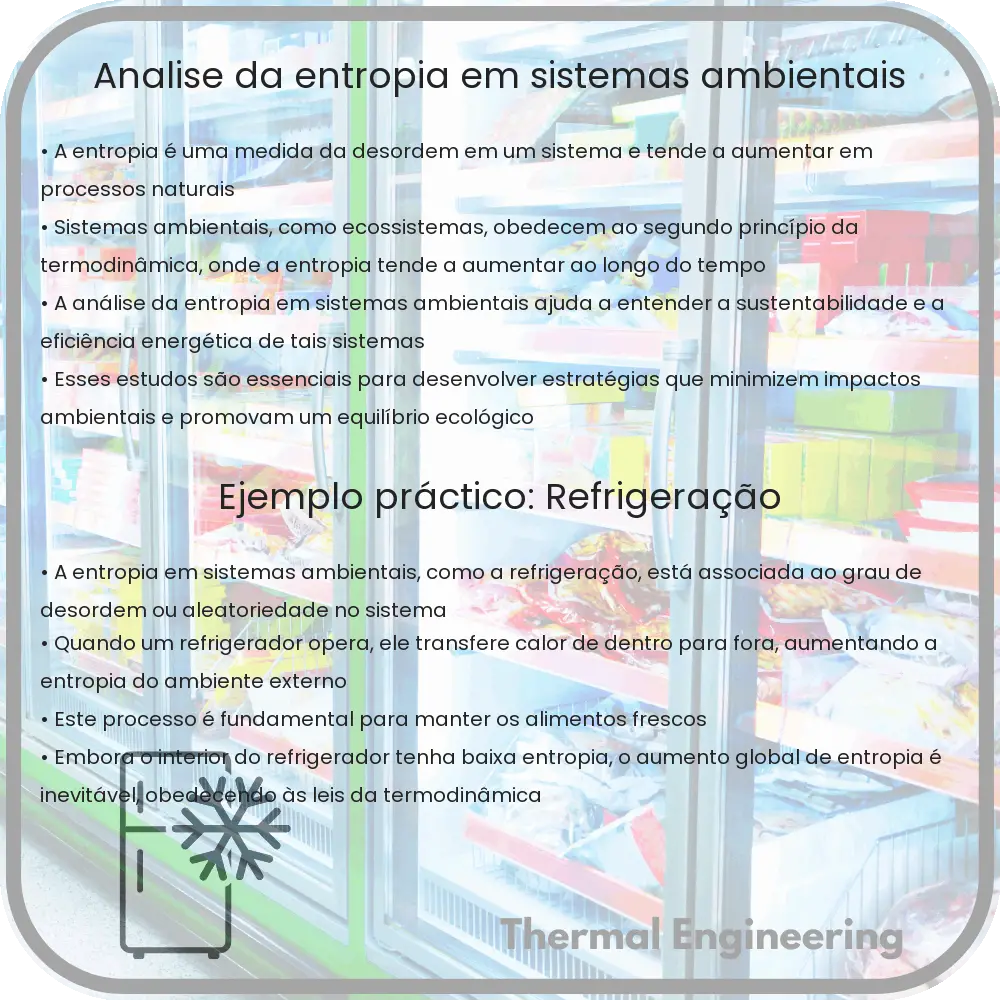 Análise da Entropia em Sistemas Ambientais