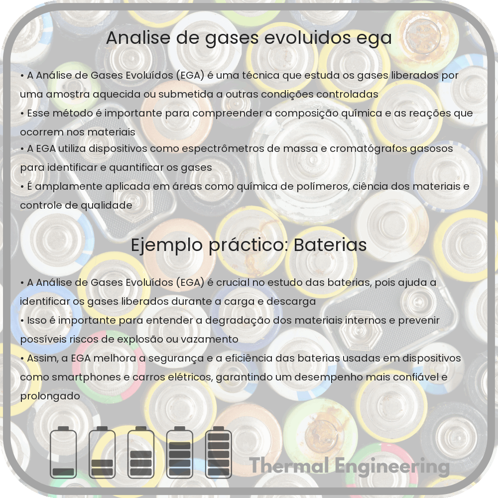 Análise de Gases Evoluídos (EGA)