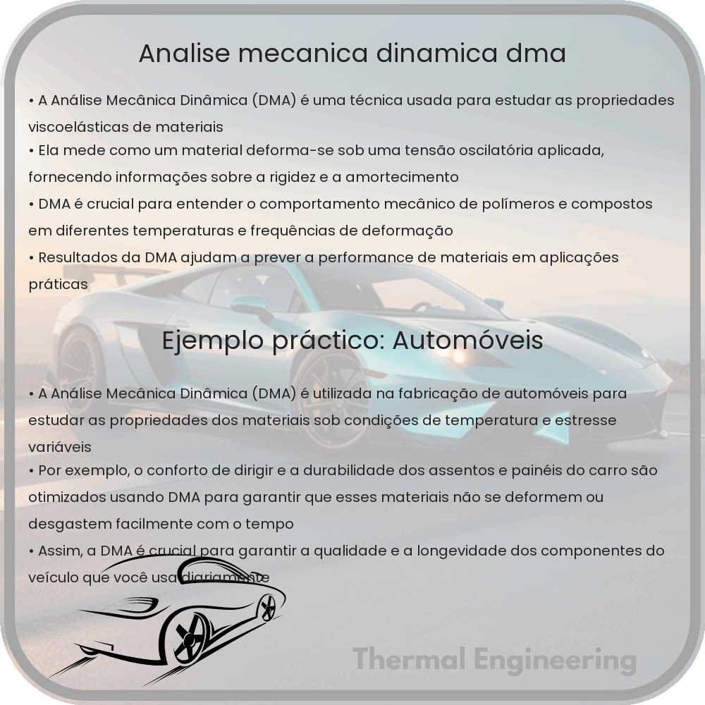 Análise Mecânica Dinâmica (DMA)