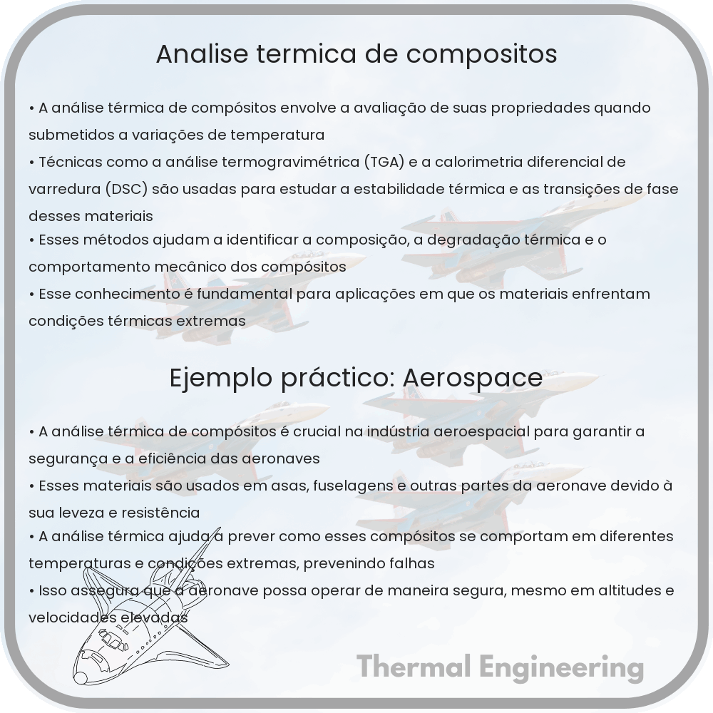 Análise térmica de compósitos
