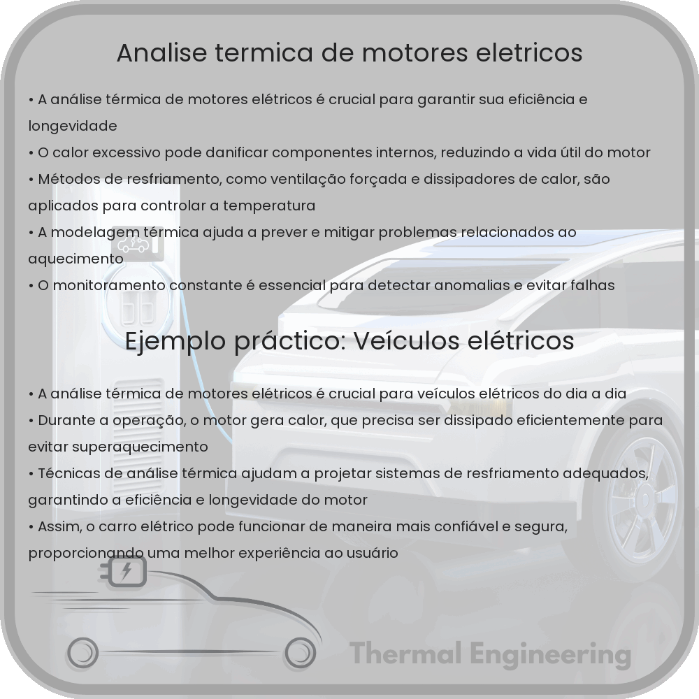 Análise térmica de motores elétricos