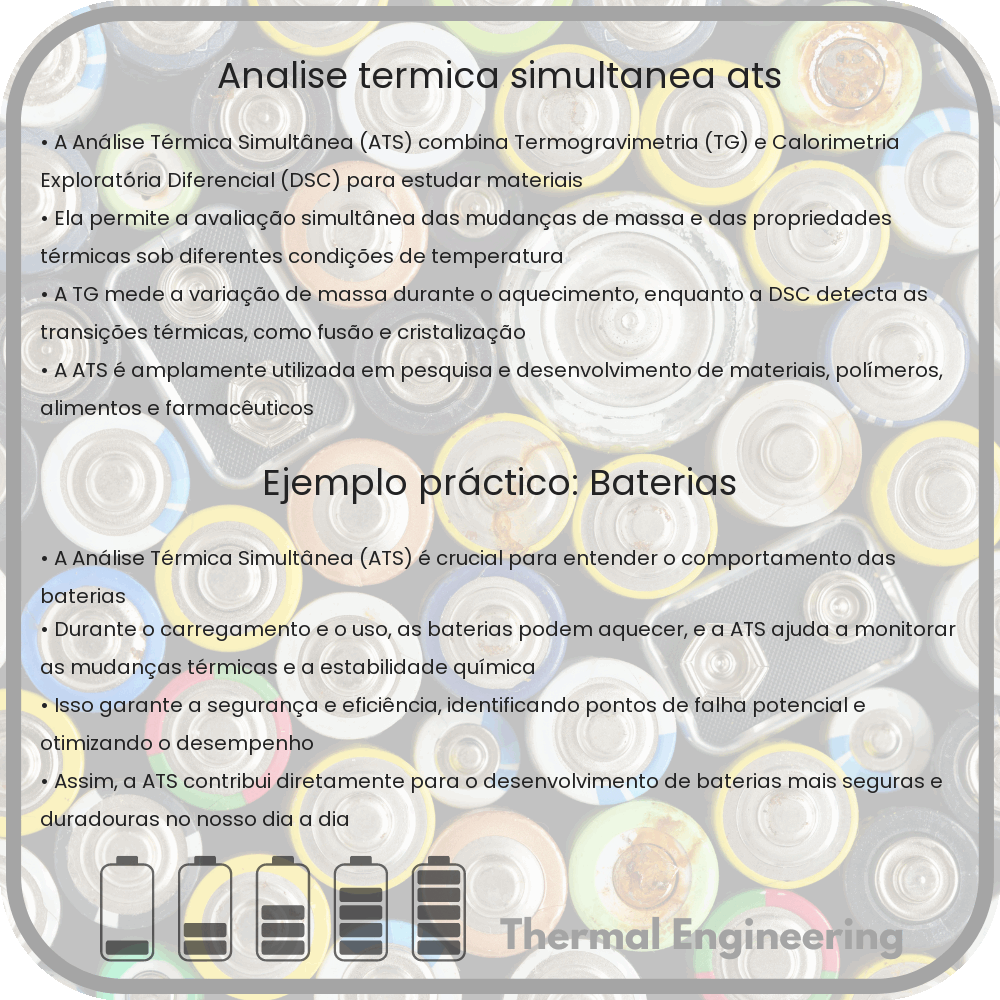 Análise Térmica Simultânea (ATS)