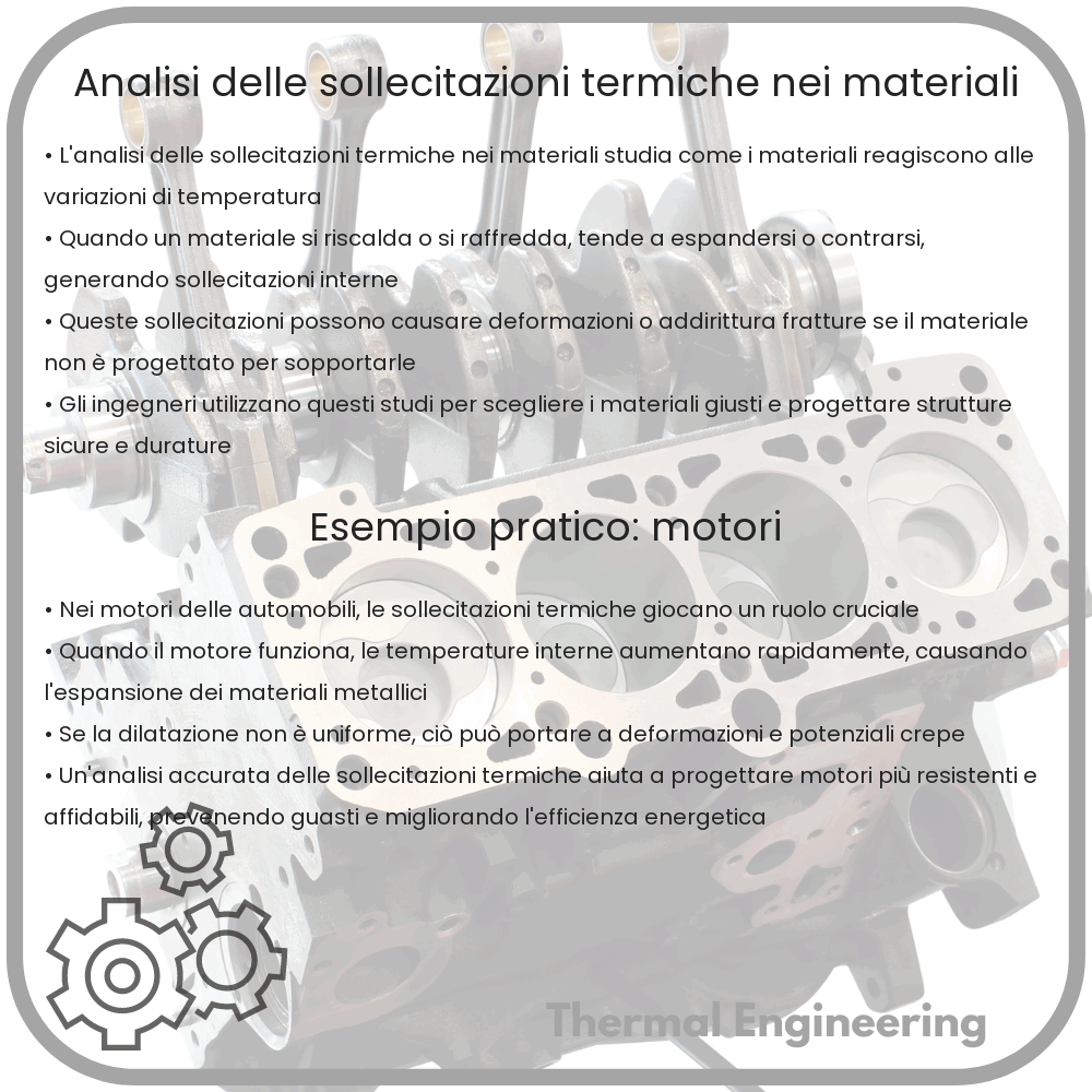 Analisi delle sollecitazioni termiche nei materiali