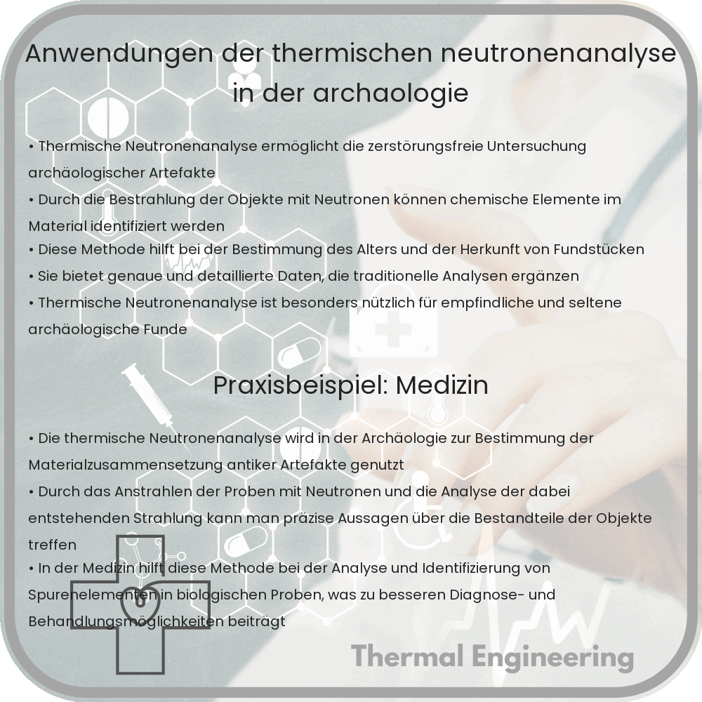 Anwendungen der thermischen Neutronenanalyse in der Archäologie