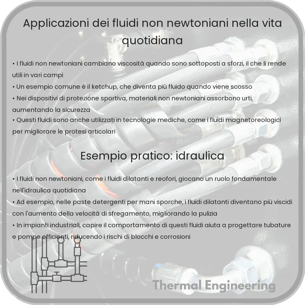 Applicazioni dei fluidi non newtoniani nella vita quotidiana