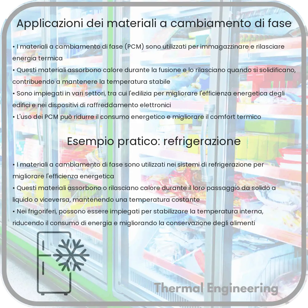 Applicazioni dei materiali a cambiamento di fase