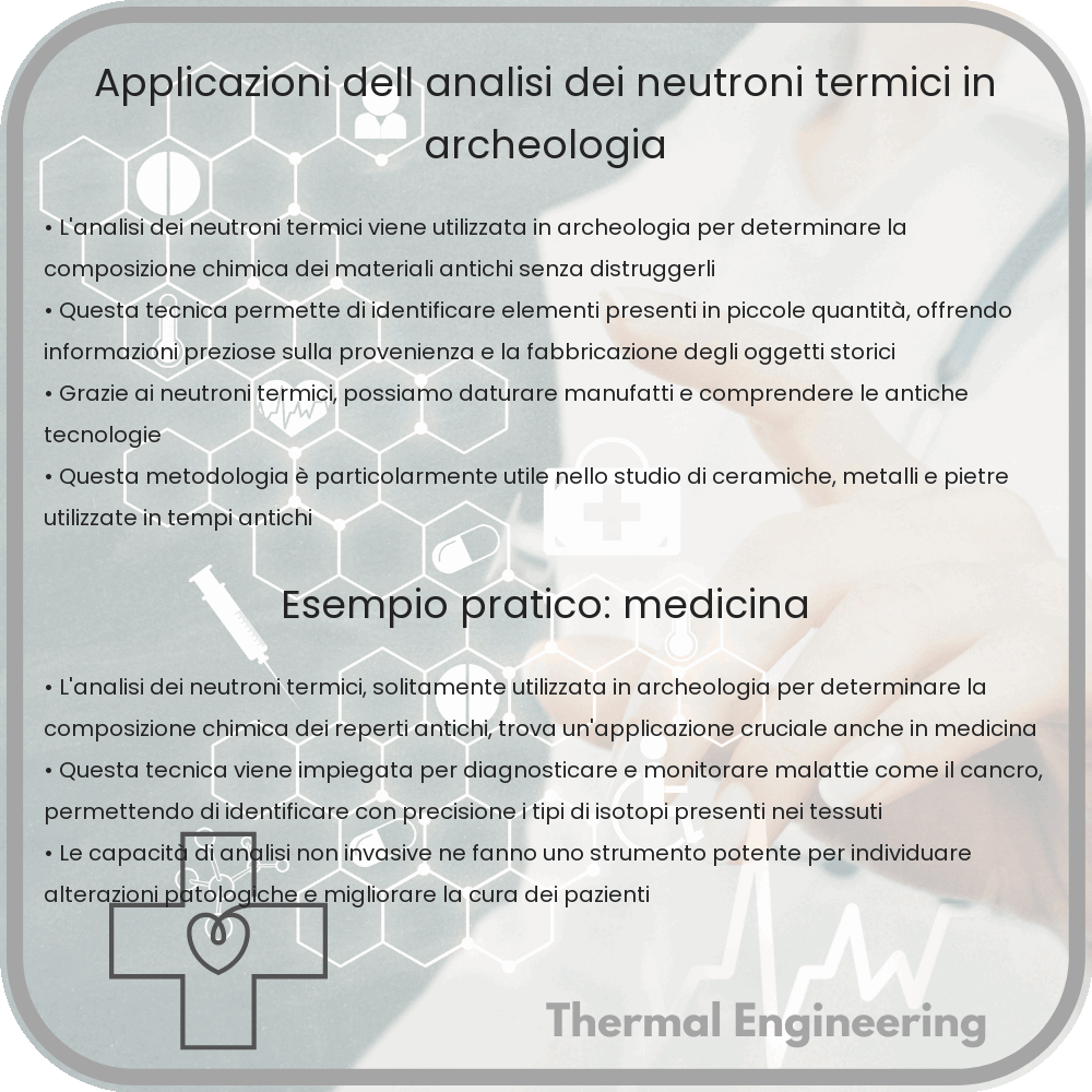 Applicazioni dell'analisi dei neutroni termici in archeologia