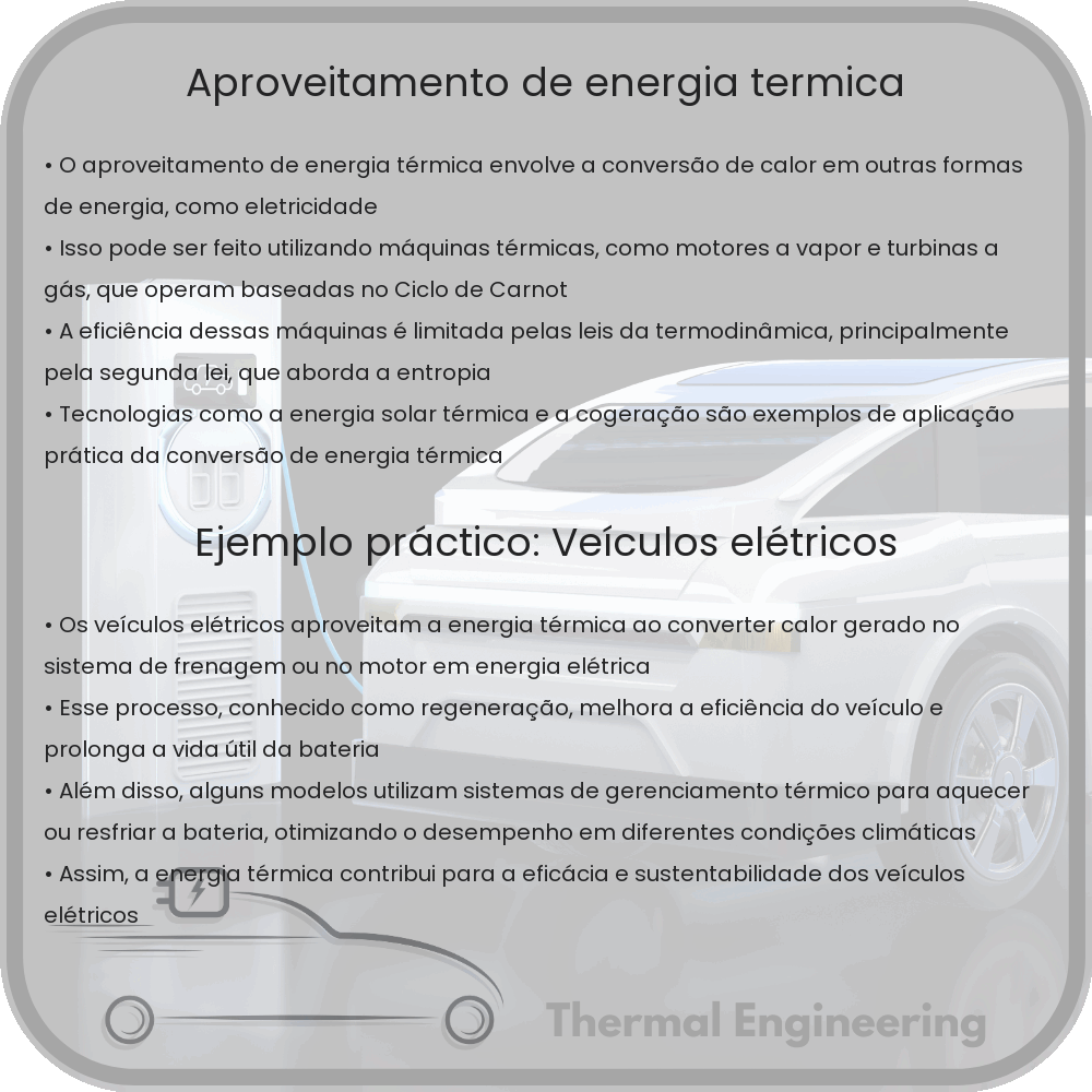 Aproveitamento de Energia Térmica