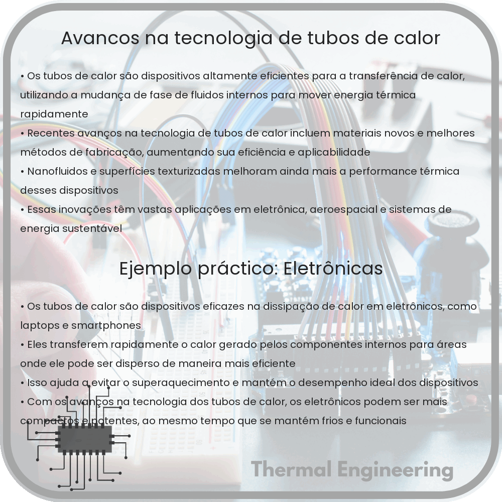 Avanços na tecnologia de tubos de calor