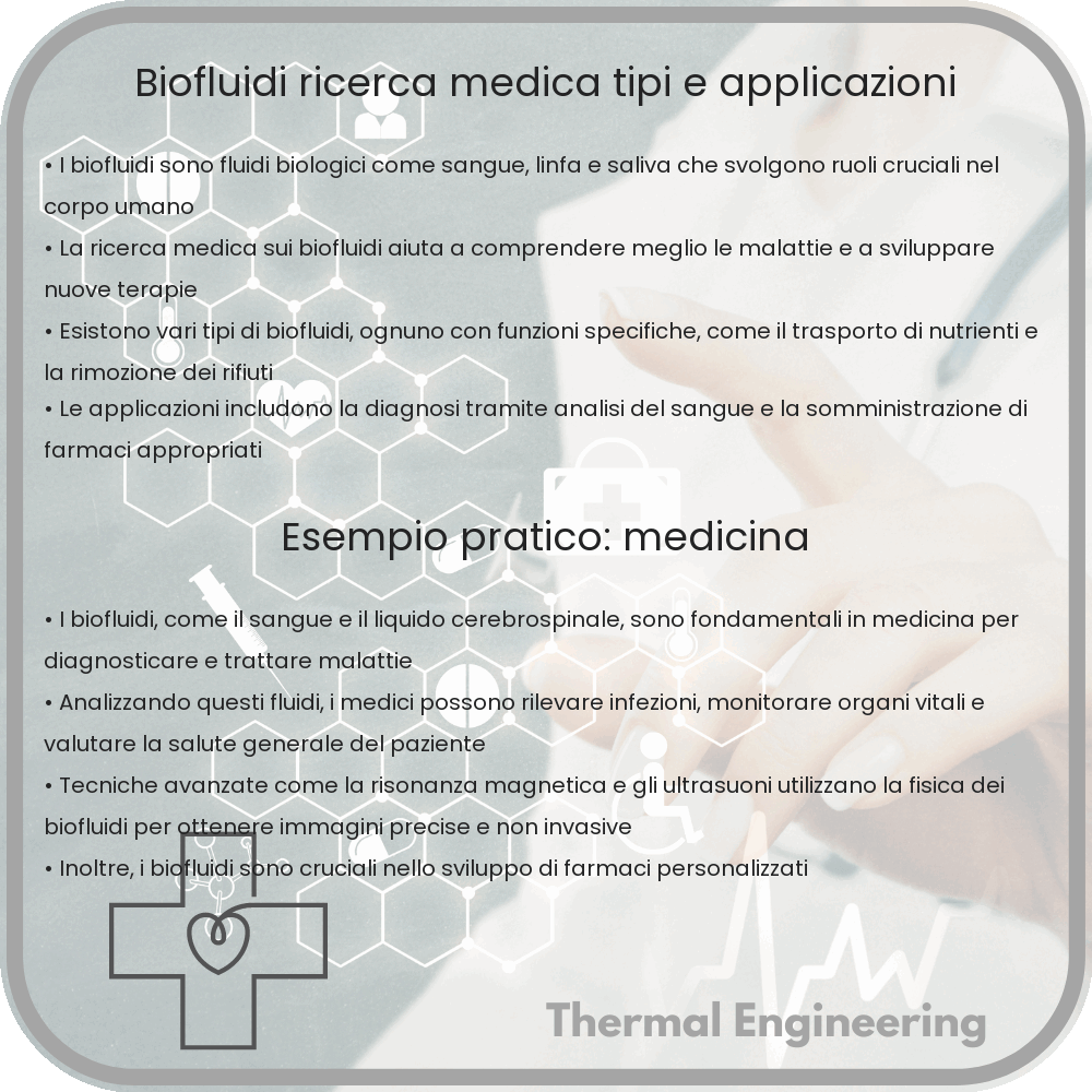 Biofluidi | Ricerca Medica, Tipi e Applicazioni