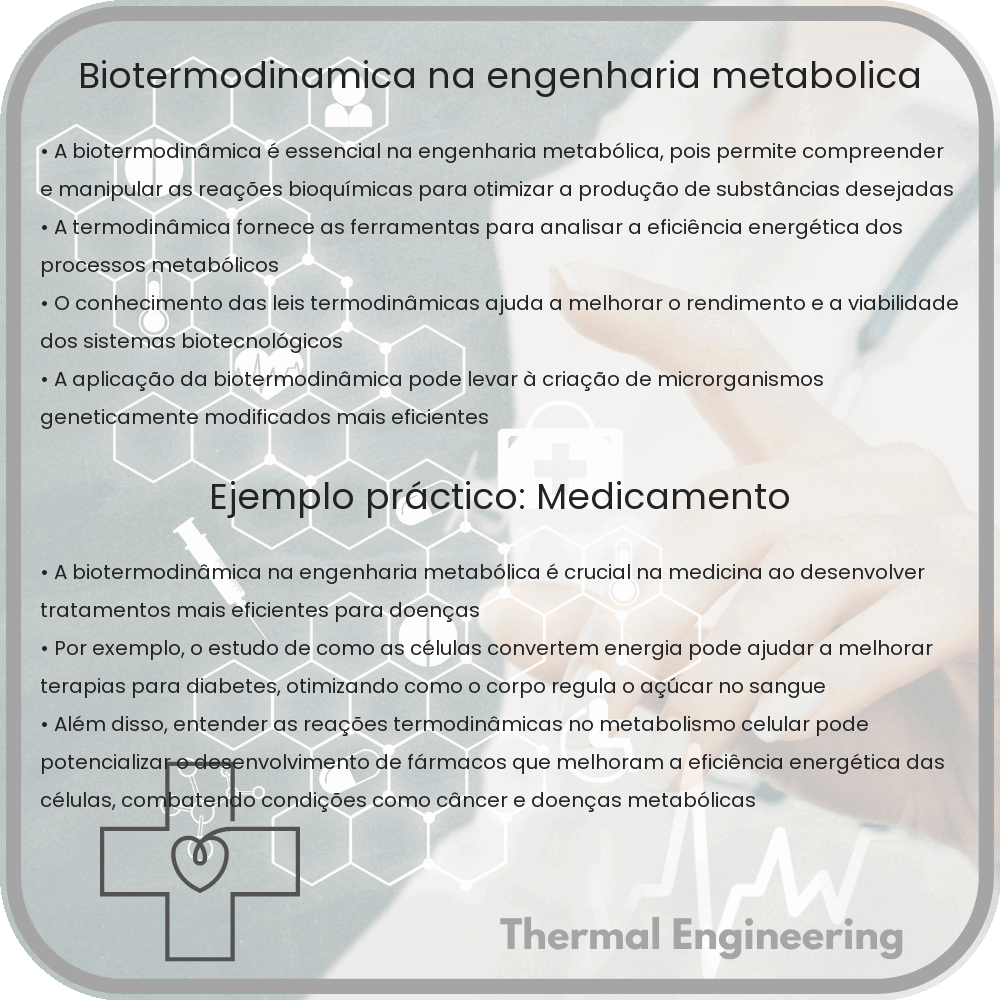 Biotermodinâmica na engenharia metabólica