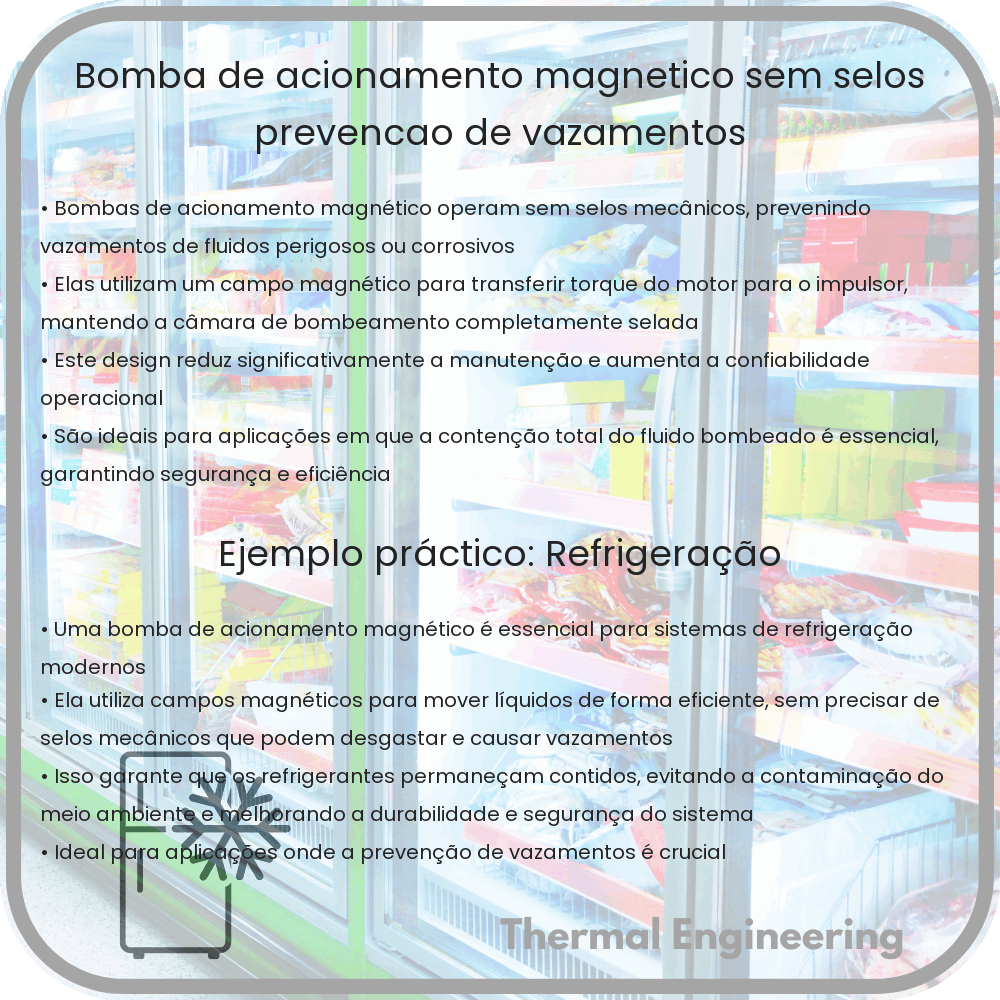 Bomba de Acionamento Magnético | Sem Selos, Prevenção de Vazamentos
