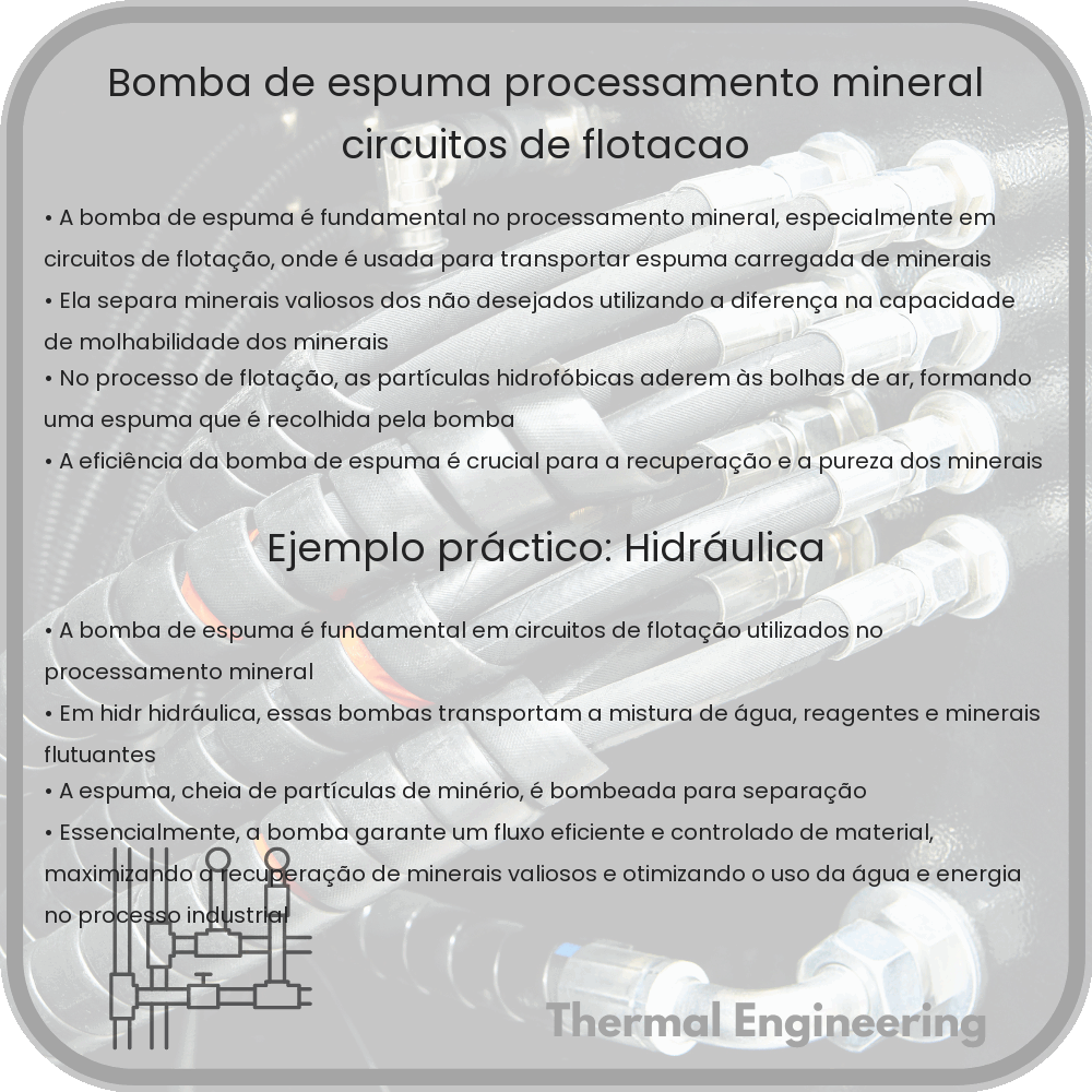 Bomba de Espuma | Processamento Mineral & Circuitos de Flotação