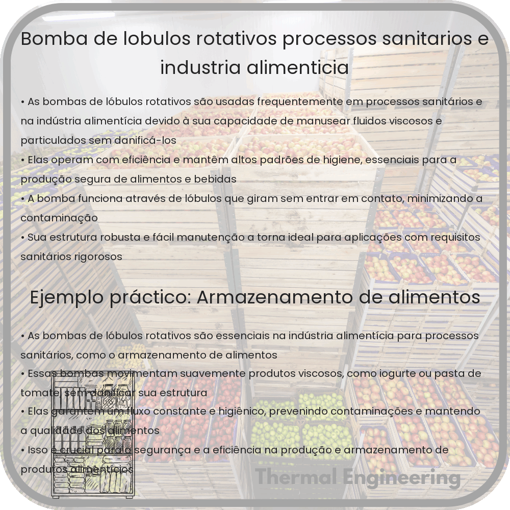 Bomba de Lóbulos Rotativos | Processos Sanitários e Indústria Alimentícia