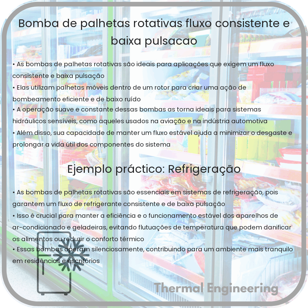 Bomba de Palhetas Rotativas | Fluxo Consistente e Baixa Pulsação