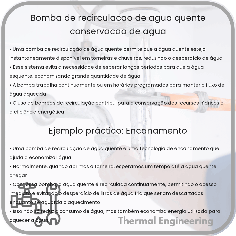 Bomba de Recirculação de Água Quente | Conservação de Água
