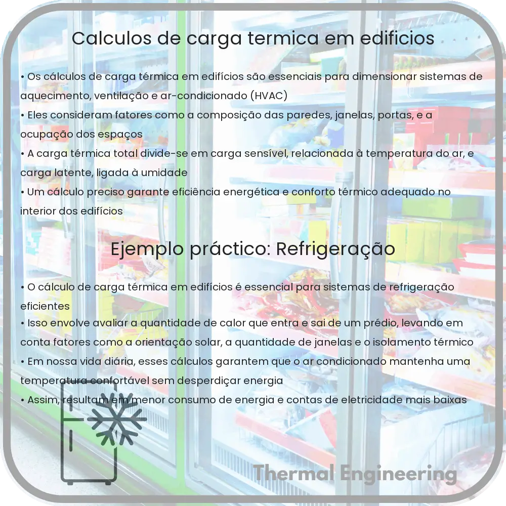 Cálculos de Carga Térmica em Edifícios