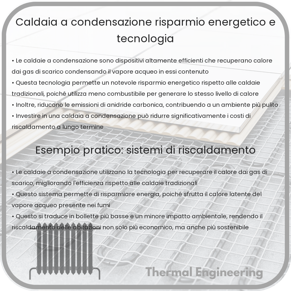 Caldaia a Condensazione | Risparmio Energetico e Tecnologia