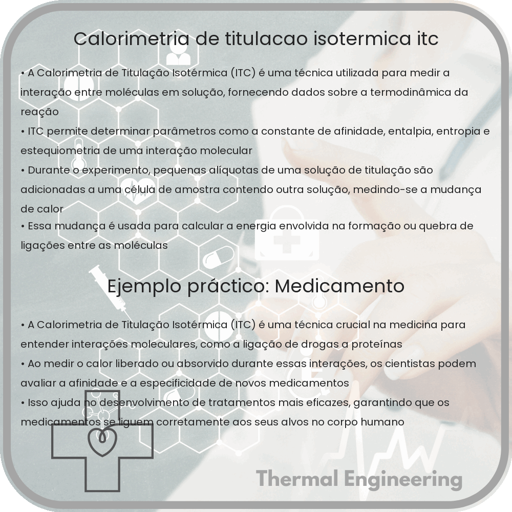 Calorimetria de Titulação Isotérmica (ITC)