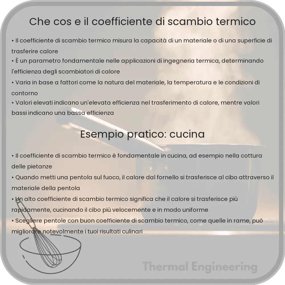 Che Cos'è il Coefficiente di Scambio Termico?