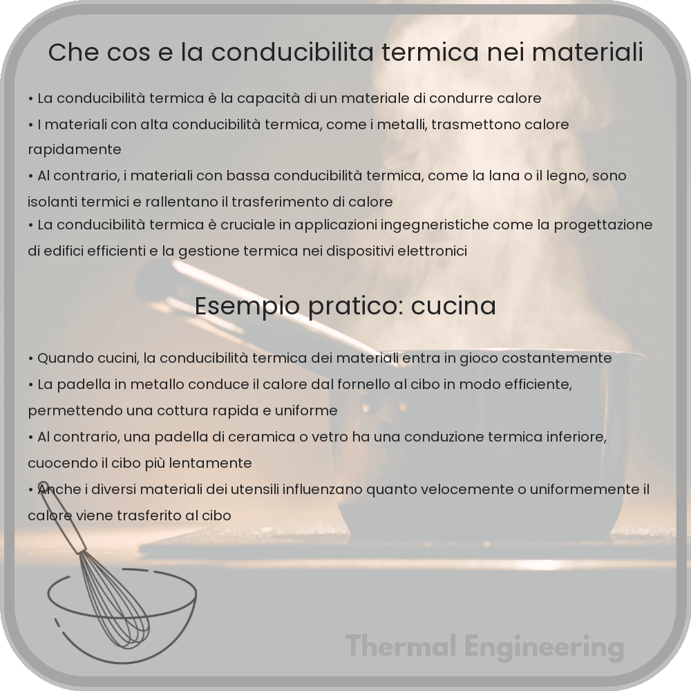 Che cos'è la Conducibilità Termica nei Materiali?