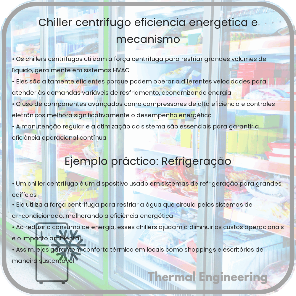 Chiller Centrífugo | Eficiência Energética e Mecanismo