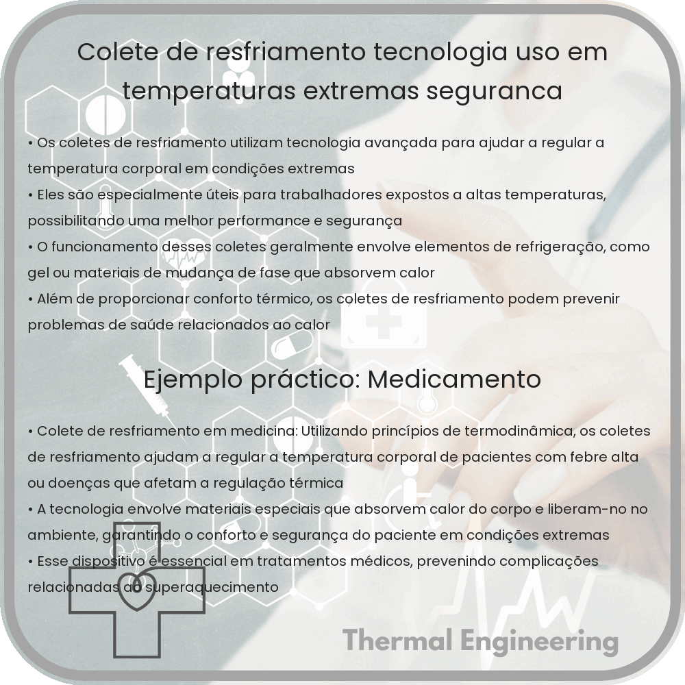 Colete de Resfriamento | Tecnologia, Uso em Temperaturas Extremas, Segurança