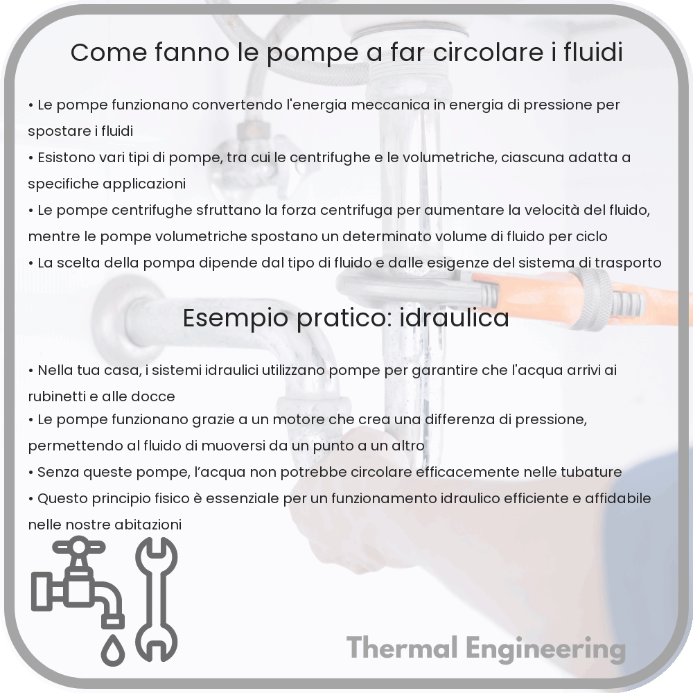 Come Fanno le Pompe a Far Circolare i Fluidi?