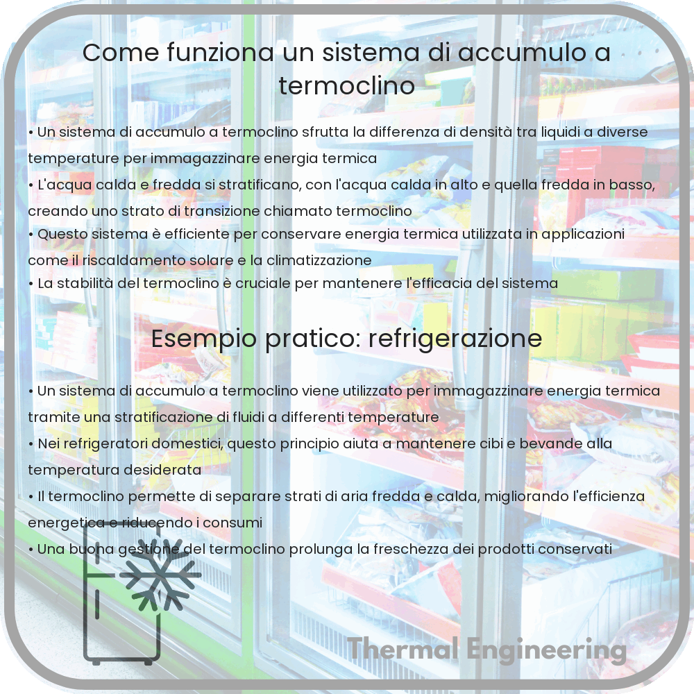 Come funziona un sistema di accumulo a termoclino