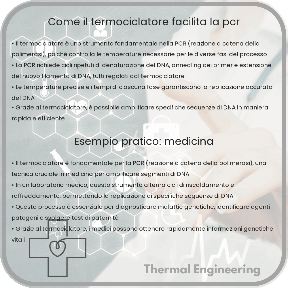 Come il termociclatore facilita la PCR
