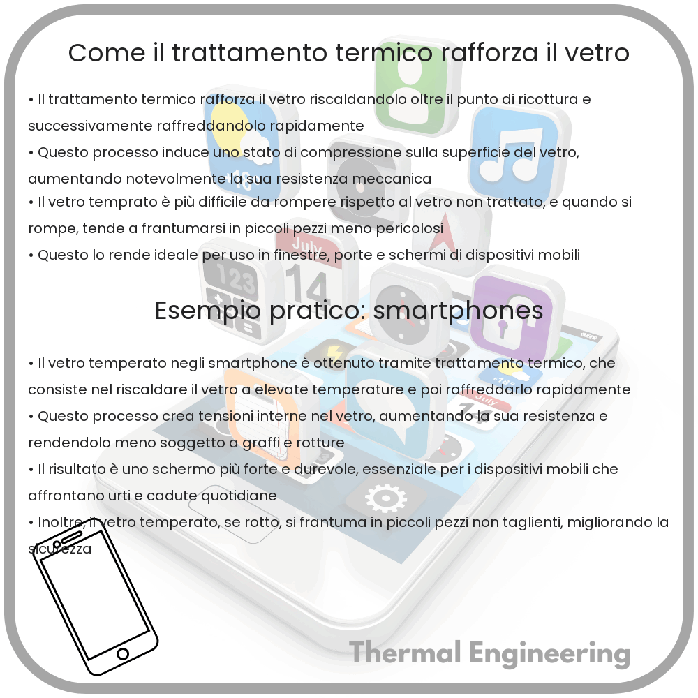 Come il trattamento termico rafforza il vetro