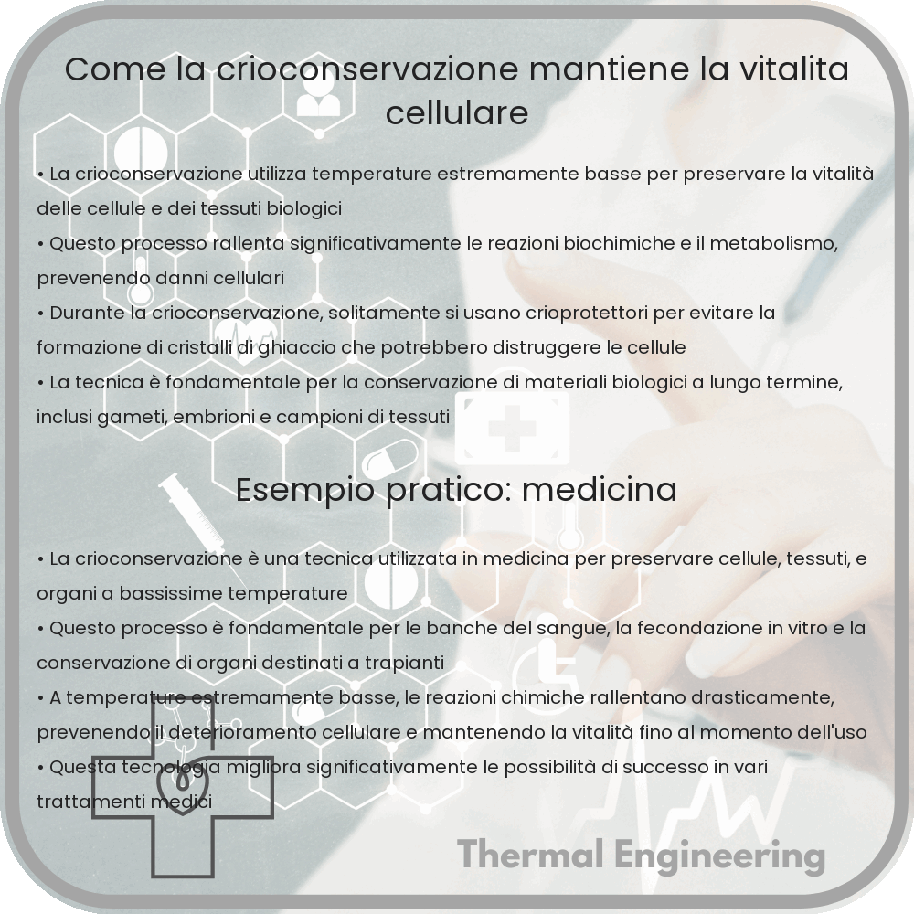 Come la crioconservazione mantiene la vitalità cellulare