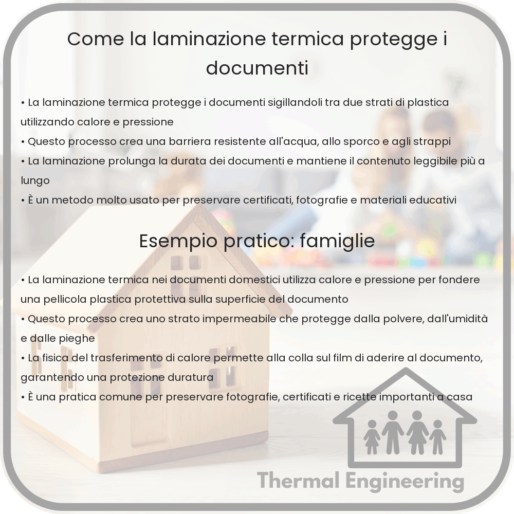 Come la laminazione termica protegge i documenti