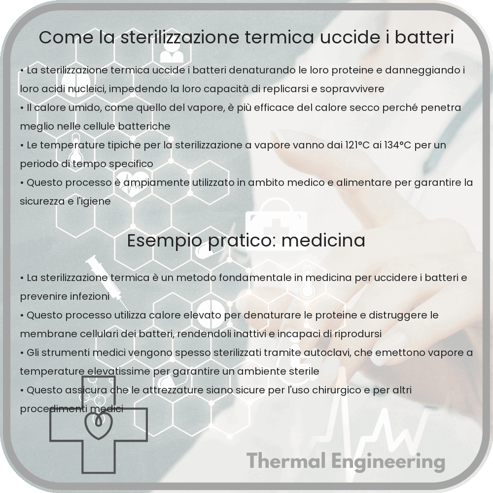 Come la sterilizzazione termica uccide i batteri
