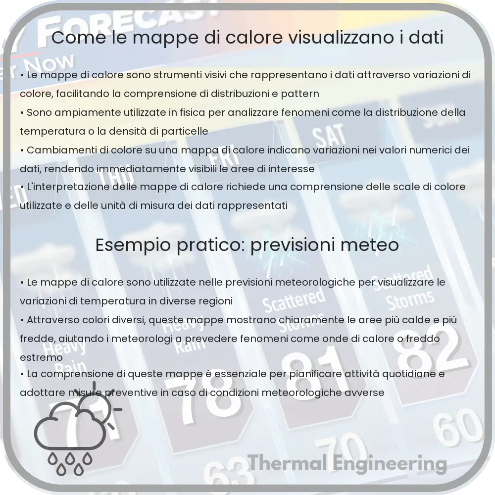 Come le mappe di calore visualizzano i dati