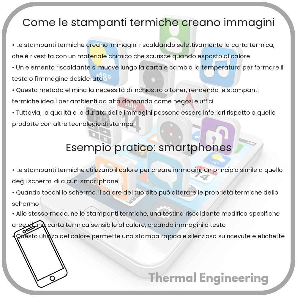 Come le stampanti termiche creano immagini