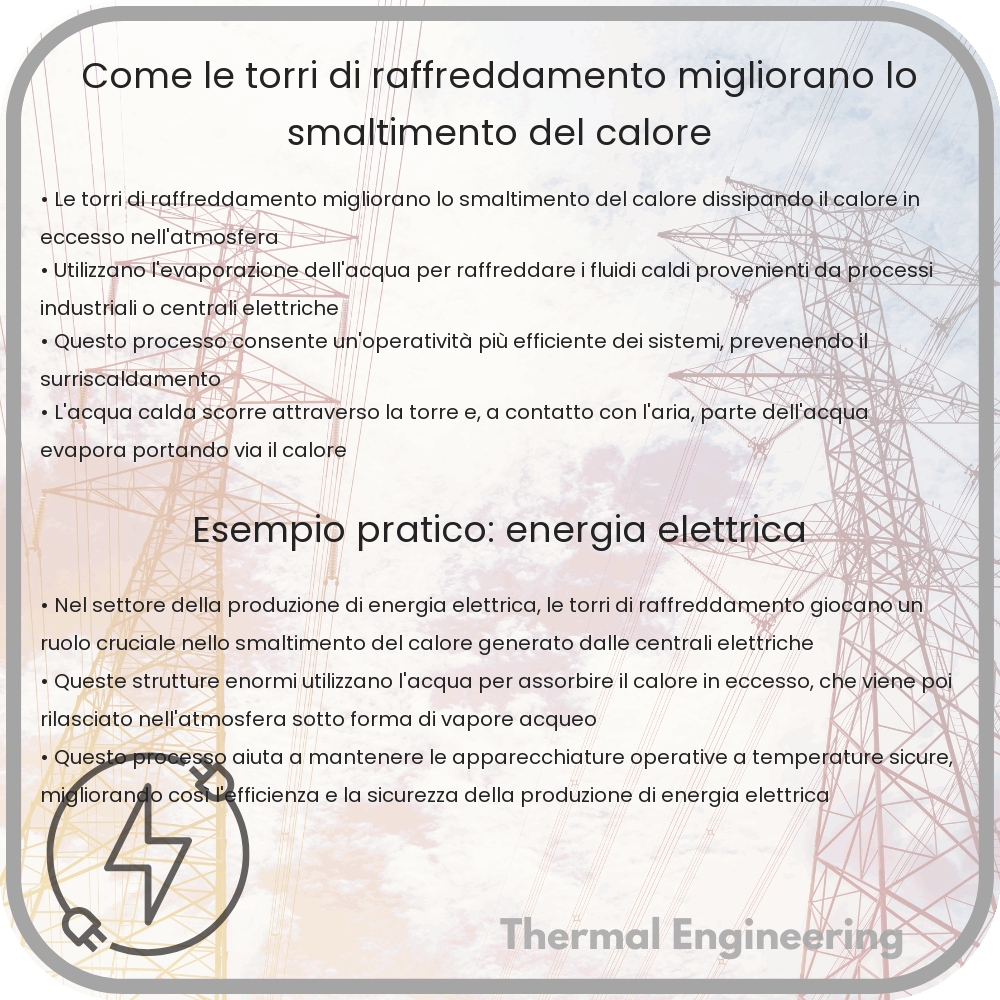 Come le torri di raffreddamento migliorano lo smaltimento del calore
