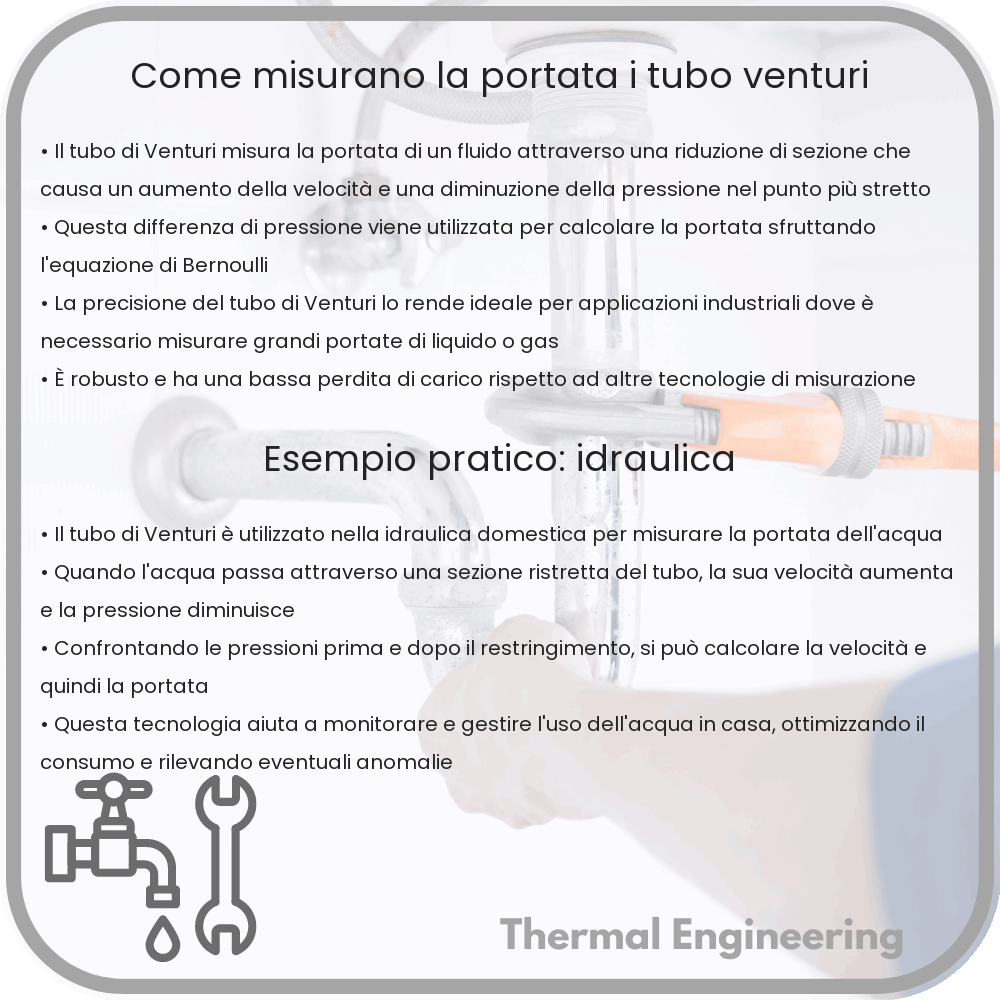 Come Misurano la Portata i Tubo Venturi?