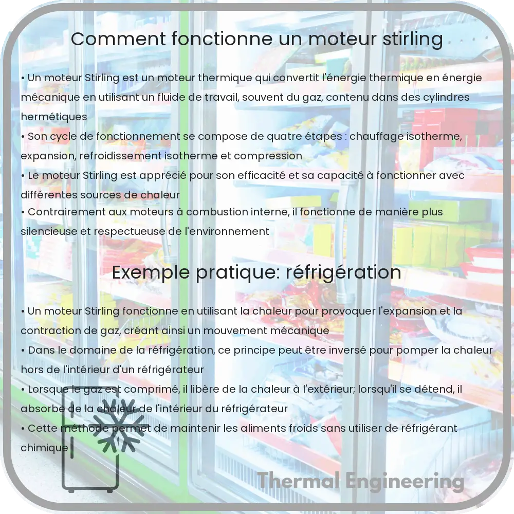 Comment fonctionne un moteur Stirling