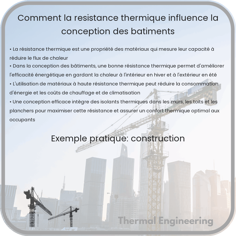 Comment la résistance thermique influence la conception des bâtiments