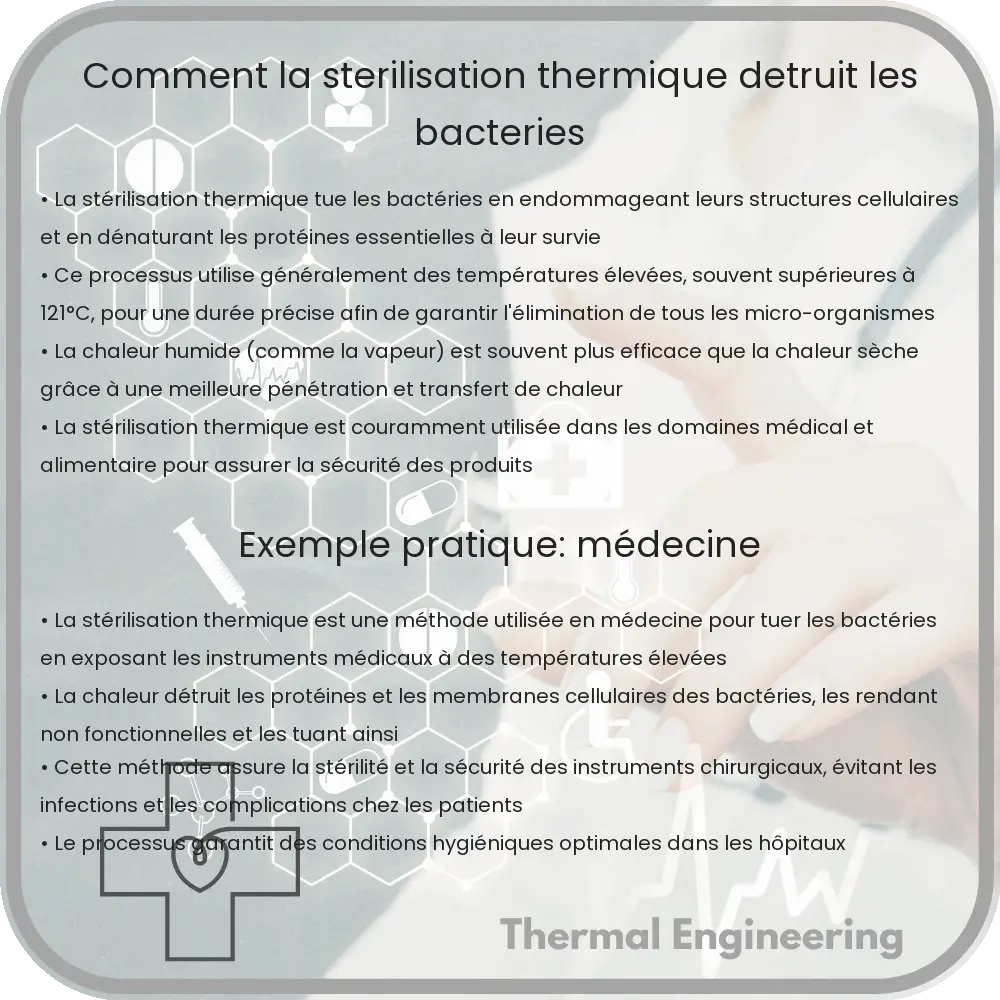 Comment la stérilisation thermique détruit les bactéries