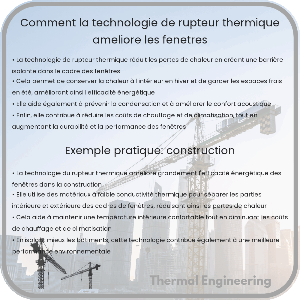 Comment la technologie de rupteur thermique améliore les fenêtres