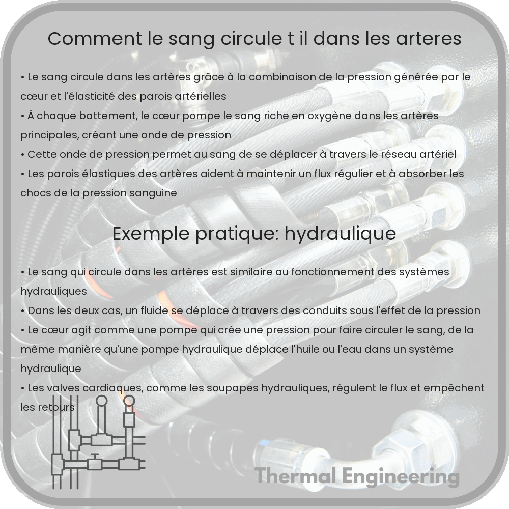 Comment le sang circule-t-il dans les artères ?