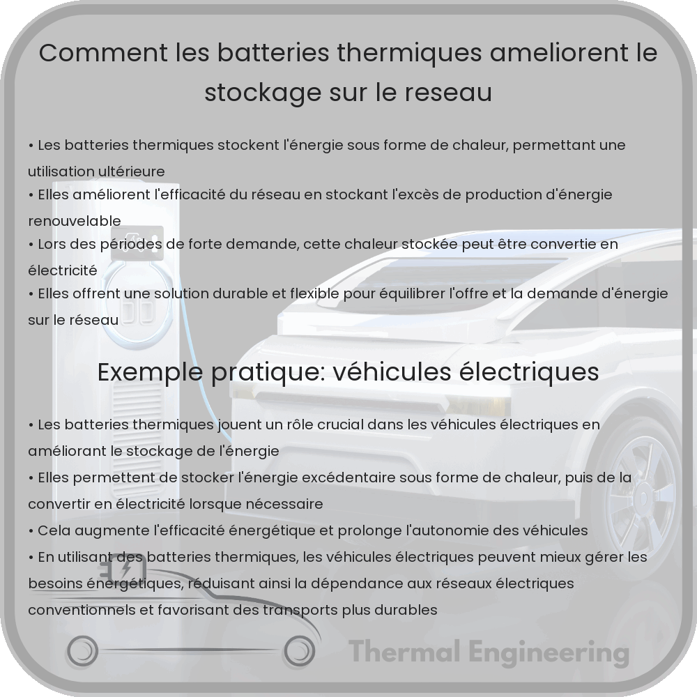 Comment les batteries thermiques améliorent le stockage sur le réseau