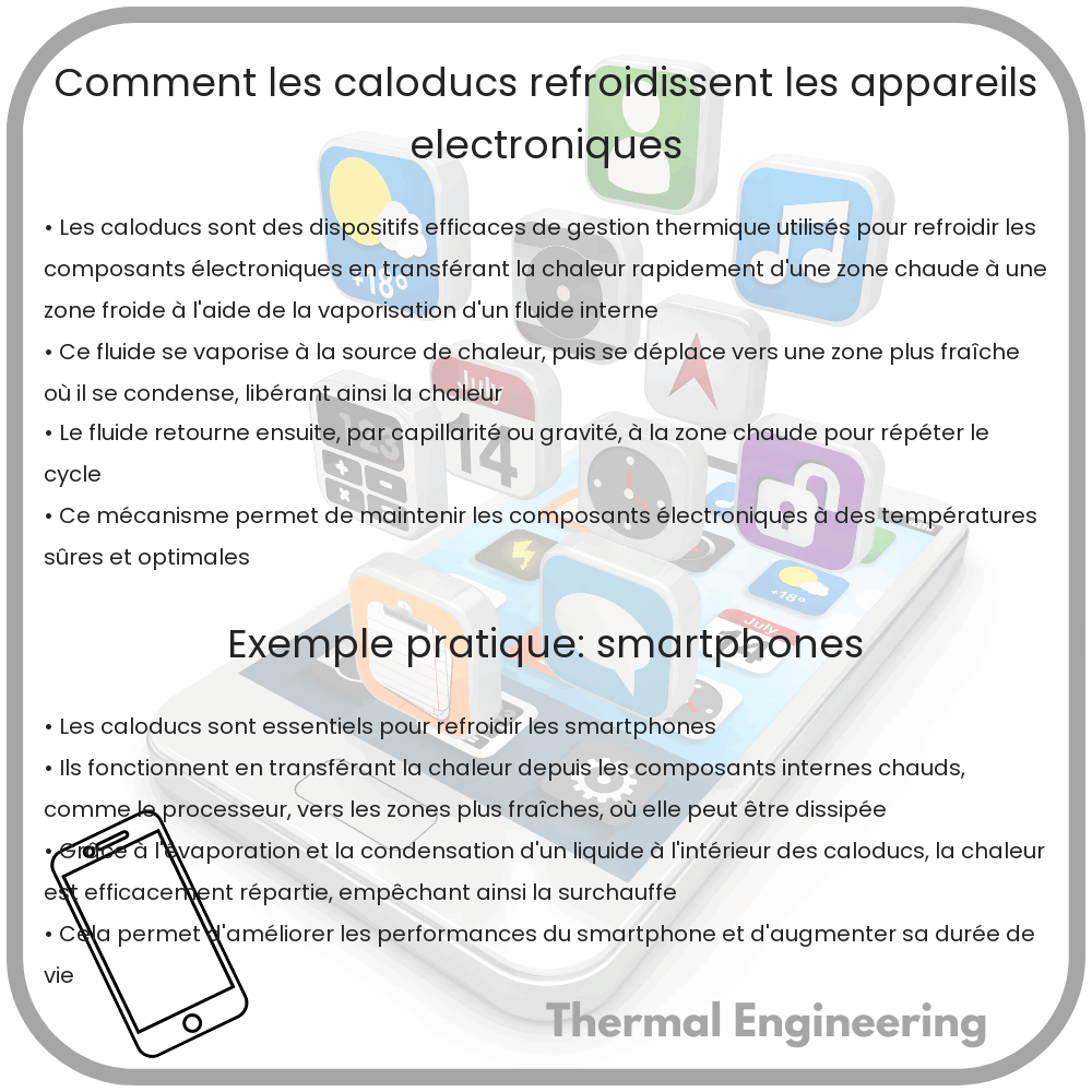 Comment les caloducs refroidissent les appareils électroniques