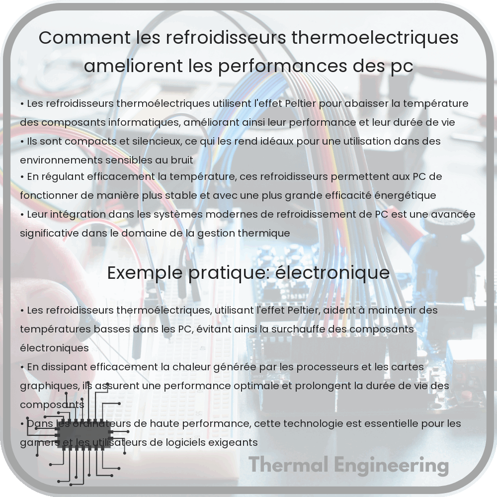 Comment les refroidisseurs thermoélectriques améliorent les performances des PC