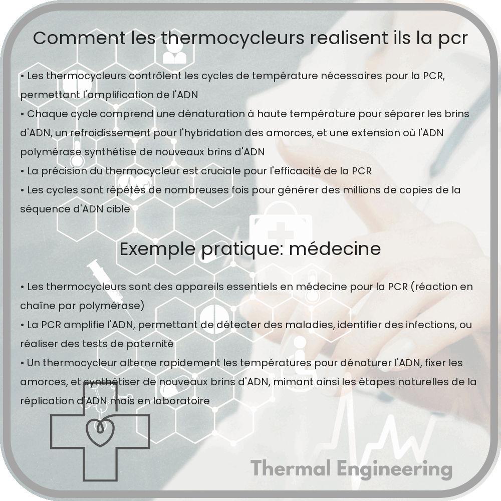 Comment les thermocycleurs réalisent-ils la PCR?